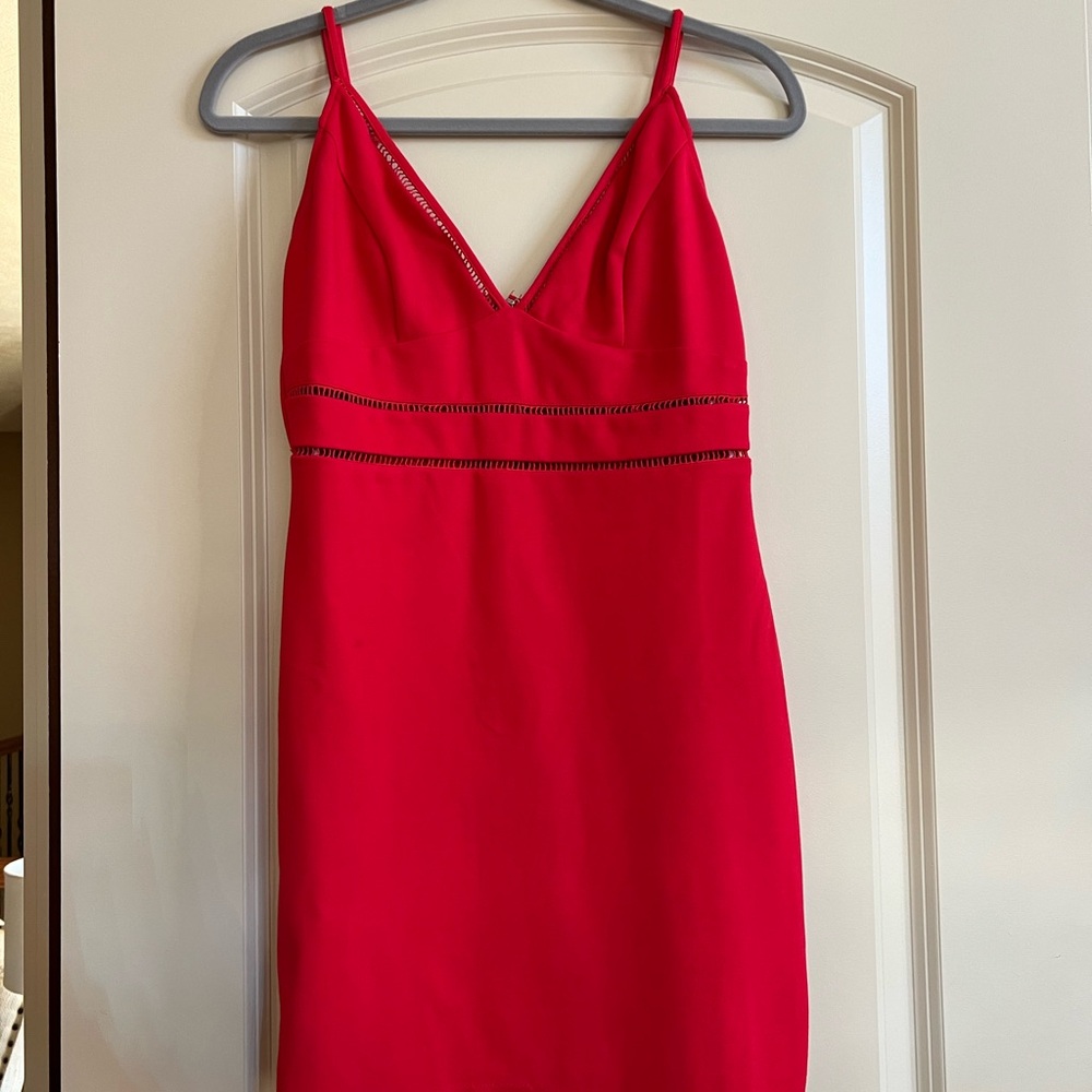 Lulu's Vibrant Red Dress